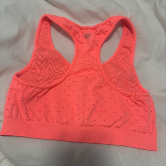 Neon Pink Reversible Seamless Sports Bra - Picture 2 of 4